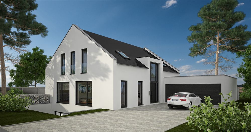 Einfamilienhaus, Ausführung Köln, mit Satteldach